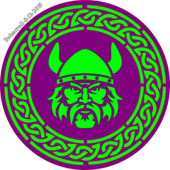 Viking In Celtic circle