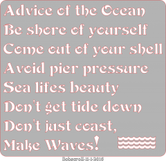 Advice Of The Ocean