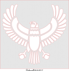 Egyptian Bird plaque
