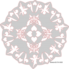 Trivet cherubs & butterflies