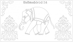 Elephant Plaque