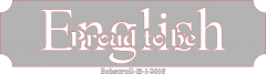 ENGLISH Proud To Be