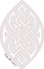 Celtic plaque oval