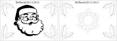 Two Christmas plaques