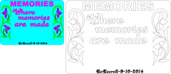 Memories plaque