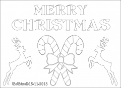 Candy Merry Christmas