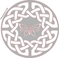 Celtic circle & Butterfly