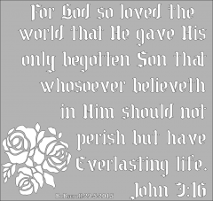 For God So loved The world