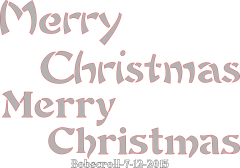 Merry Christmas words