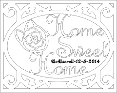 Home Sweet Home plaque