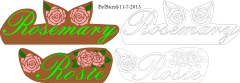 Rose wordart