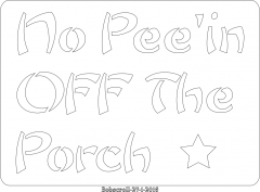 No Pee'in