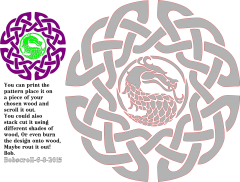 Dragon Circle design