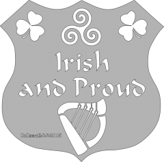 Irish And Proud plaque