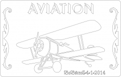 Aviation plaque