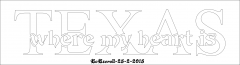 Texas word Art 2