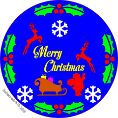 Christmas plaque Or Trivet