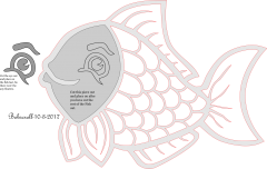 Fish wall hanger