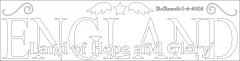 ENGLAND Land Of Hope And Glory