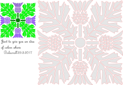 Thistle design