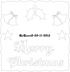 Merry Christmas plaque