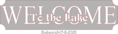 Welcome To The Lake
