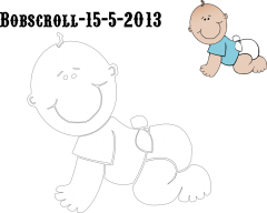 Baby crawling