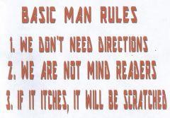 BASIC MAN RULES