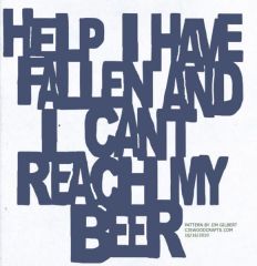 Can't reach my beer