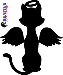Angel Cat Ornament