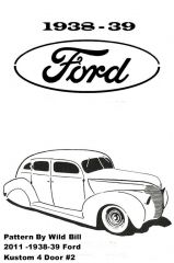 1938-39 Ford Kustom 4 door #2