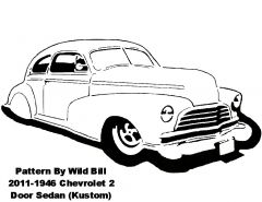 1946 (Kustom) Chevrolet 2 Door Sedan