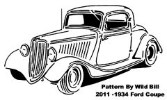 1934 Ford 3 Window Coupe