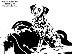 Dog #3 Dalmatian On Sofa