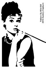 Audery Hepburn Smoking