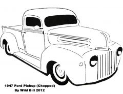 1947 Ford Pickup (Chopped)