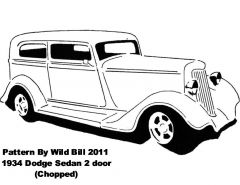 1934 Dodge Sedan 2 Door (Chopped)