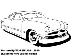 1949 (Kustom) Ford 2 Door Sedan