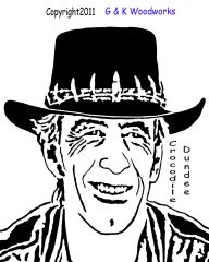 Crocodile Dundee Portrait !