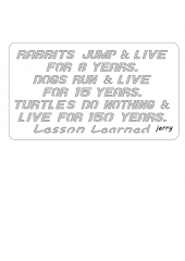 Lesson Learned