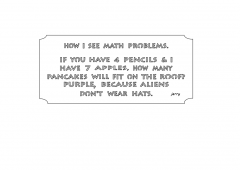 How I See Math Problems