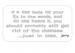 If A tree falls In The forest