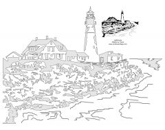 Lighthouse Scene