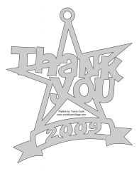Thank You Ornament
