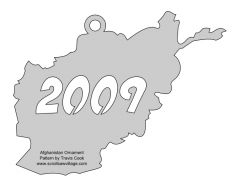Afghanistan Ornament