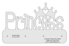 Crowned Princess Key Rack