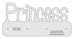 Princess Key Rack