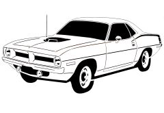 1971  Barracuda Hemi 440
