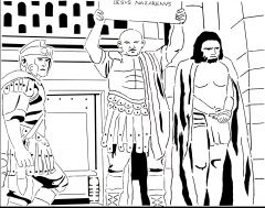 Jesus meets Pilate