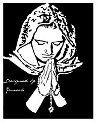 praying woman